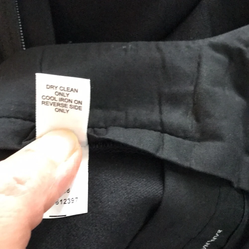 Banana Republic Size 14 Jackson Fit Black Pants - Picture 7 of 7